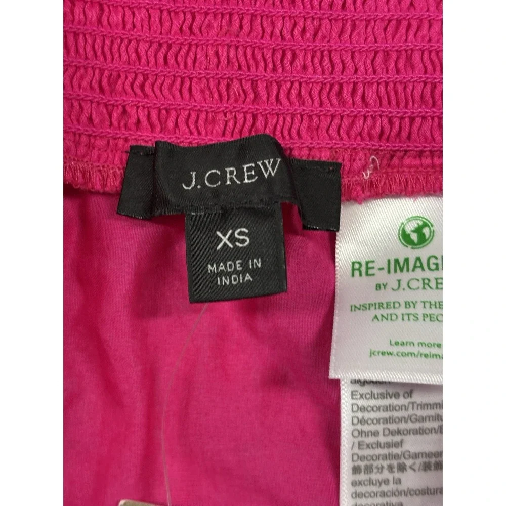 J Crew Sarong Dress Womens XS Pink Convertible Beach Skirt Bandeau Halter‎ Bow
